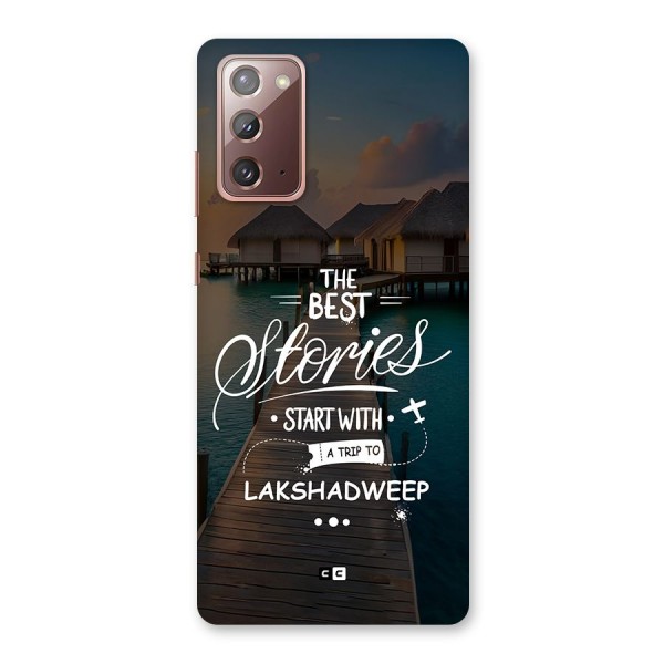 Lakshadweep Stories Back Case for Galaxy Note 20