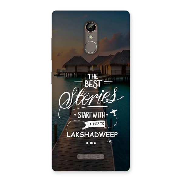 Lakshadweep Stories Back Case for Gionee S6s