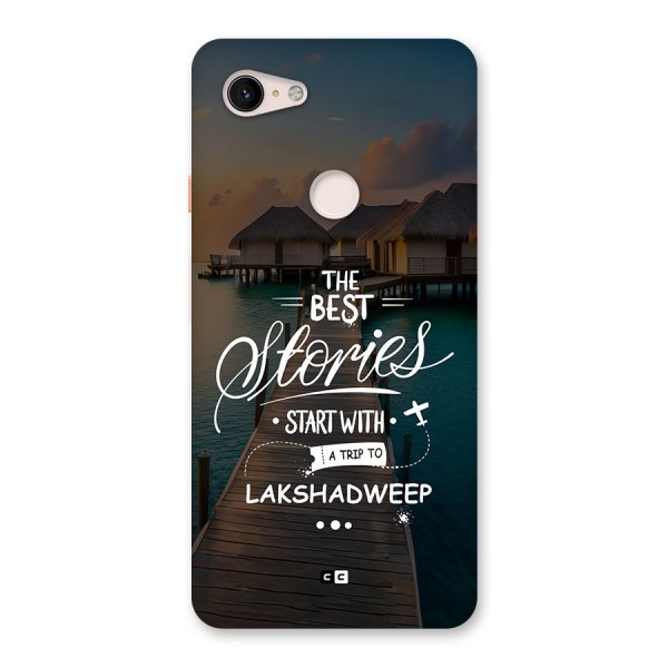 Lakshadweep Stories Back Case for Google Pixel 3 XL