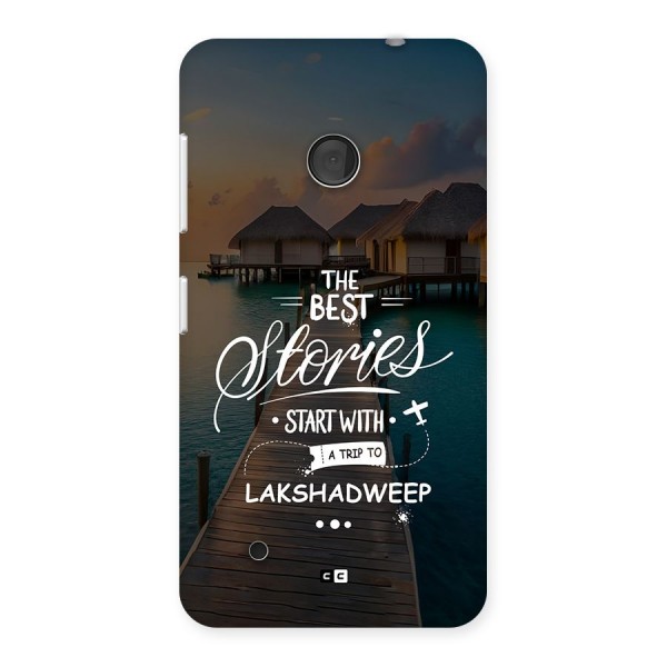 Lakshadweep Stories Back Case for Lumia 530