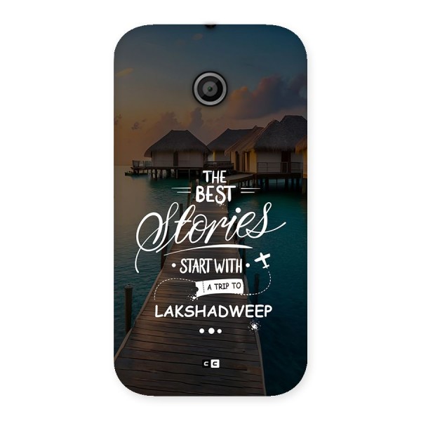 Lakshadweep Stories Back Case for Moto E