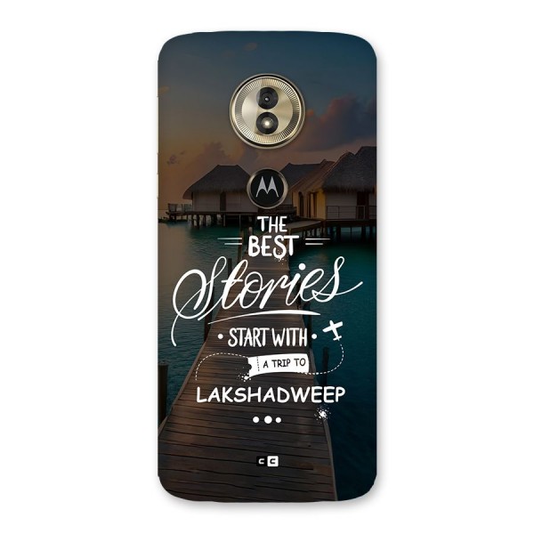 Lakshadweep Stories Back Case for Moto G6 Play