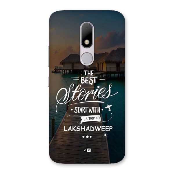 Lakshadweep Stories Back Case for Moto M