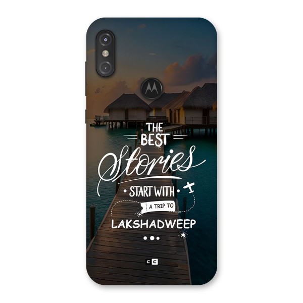 Lakshadweep Stories Back Case for Motorola One Power