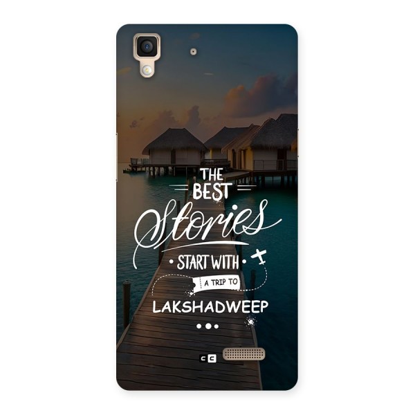 Lakshadweep Stories Back Case for Oppo R7