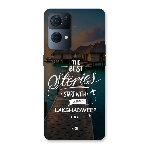 Lakshadweep Stories Back Case for Oppo Reno7 Pro 5G