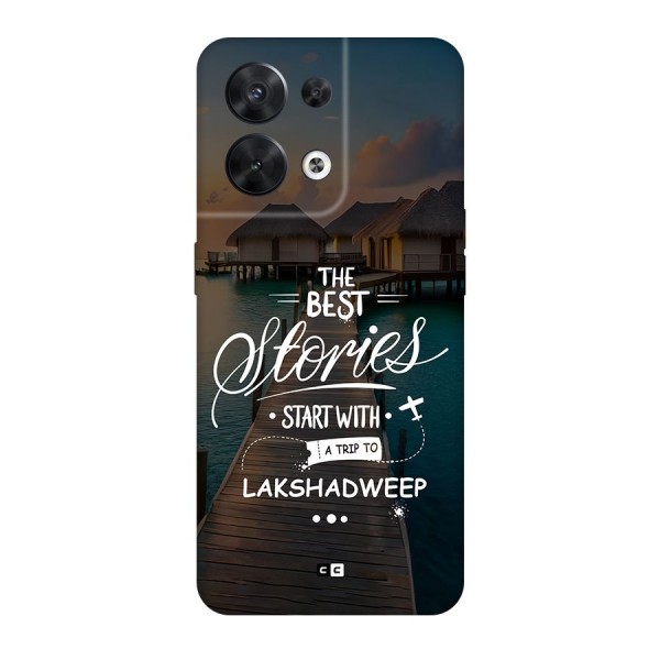 Lakshadweep Stories Back Case for Oppo Reno8 5G