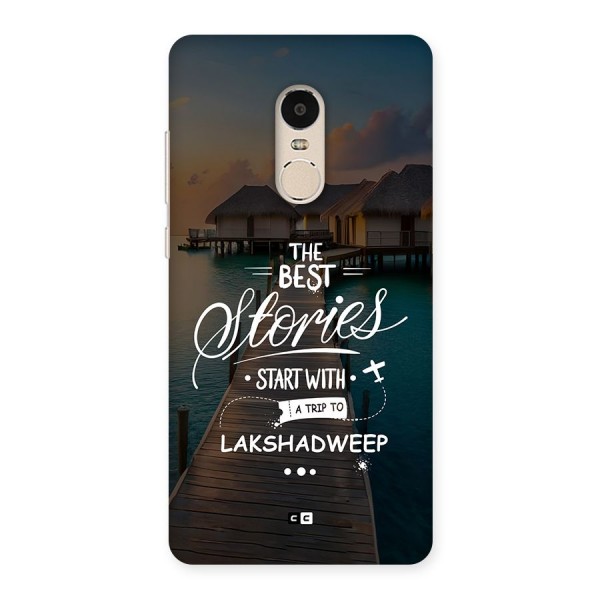 Lakshadweep Stories Back Case for Redmi Note 4