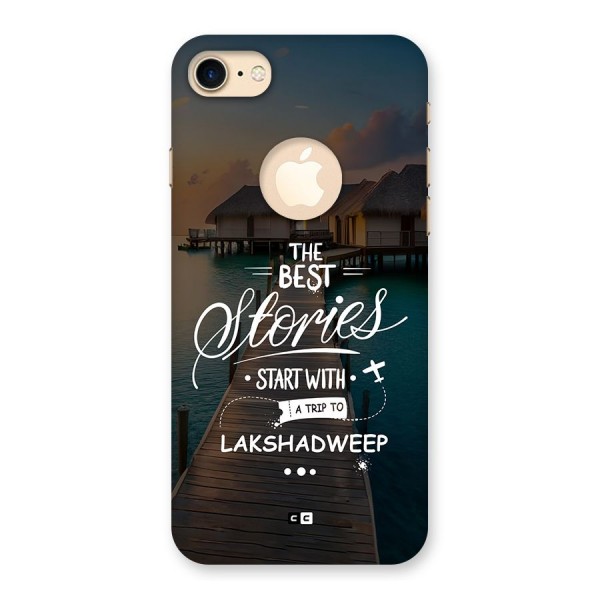 Lakshadweep Stories Back Case for iPhone 8 Logo Cut