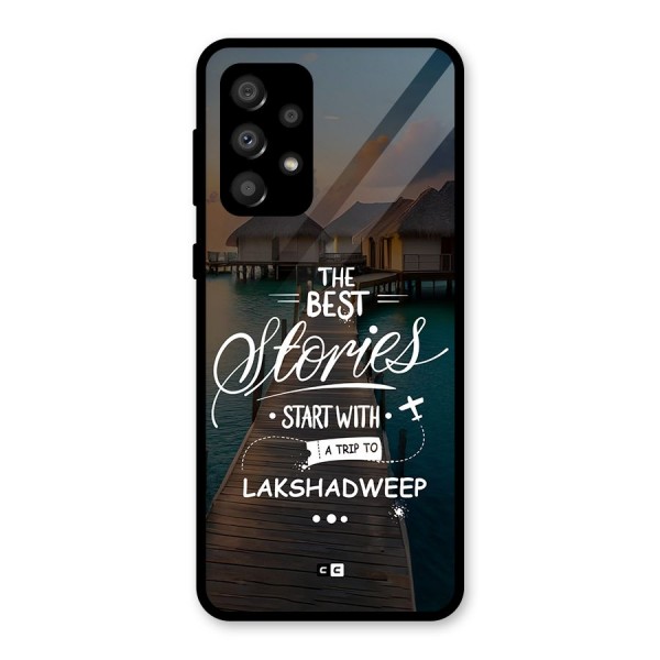 Lakshadweep Stories Glass Back Case for Galaxy A32