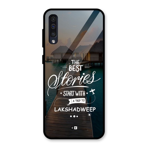 Lakshadweep Stories Glass Back Case for Galaxy A50