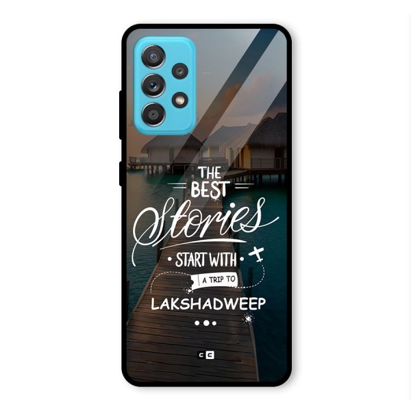 Lakshadweep Stories Glass Back Case for Galaxy A52