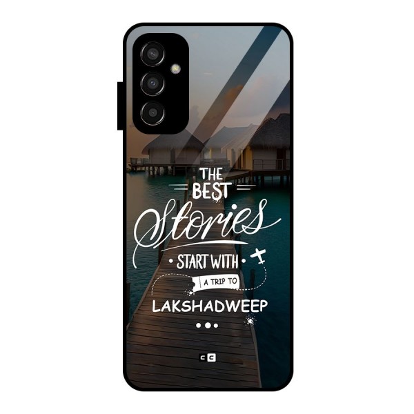 Lakshadweep Stories Glass Back Case for Galaxy F13