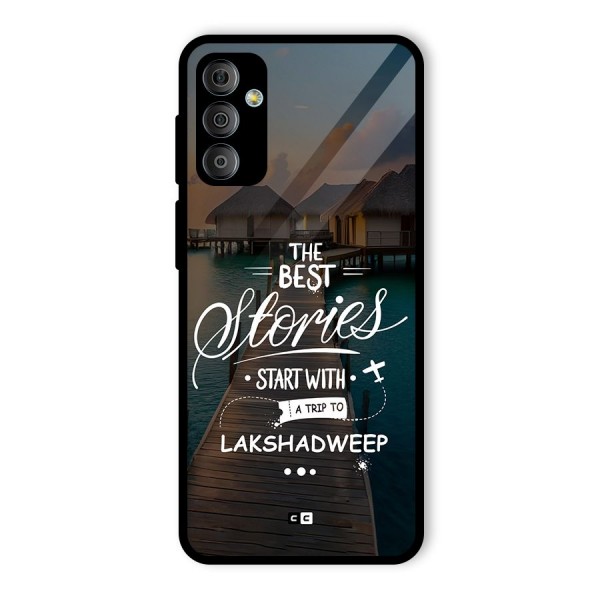 Lakshadweep Stories Glass Back Case for Galaxy F23