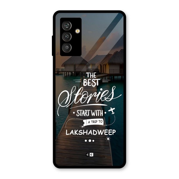 Lakshadweep Stories Glass Back Case for Galaxy M13