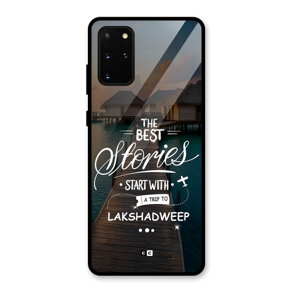 Lakshadweep Stories Glass Back Case for Galaxy S20 Plus