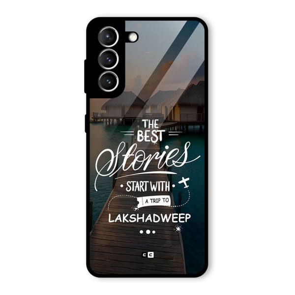 Lakshadweep Stories Glass Back Case for Galaxy S21 5G