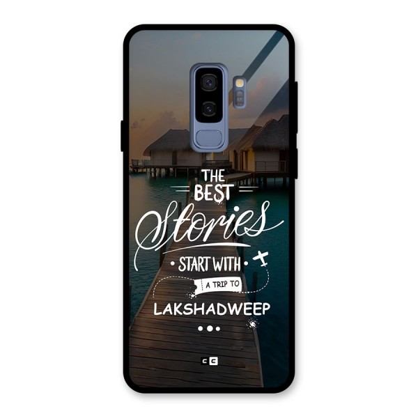 Lakshadweep Stories Glass Back Case for Galaxy S9 Plus