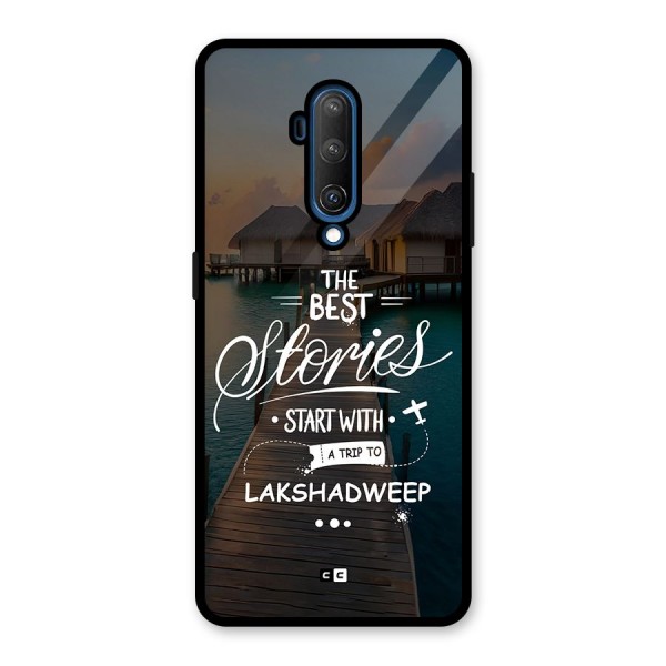 Lakshadweep Stories Glass Back Case for OnePlus 7T Pro