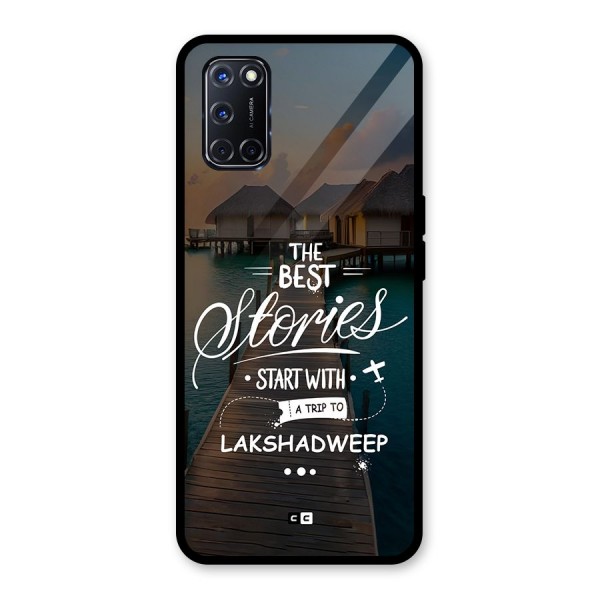 Lakshadweep Stories Glass Back Case for Oppo A52