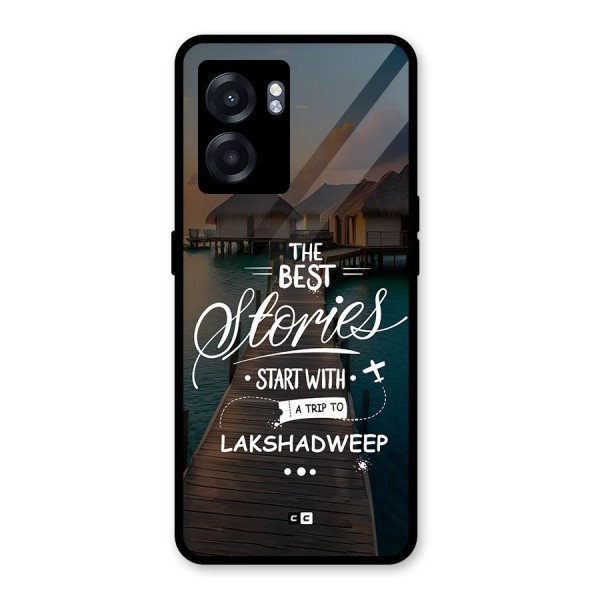 Lakshadweep Stories Glass Back Case for Oppo K10 (5G)