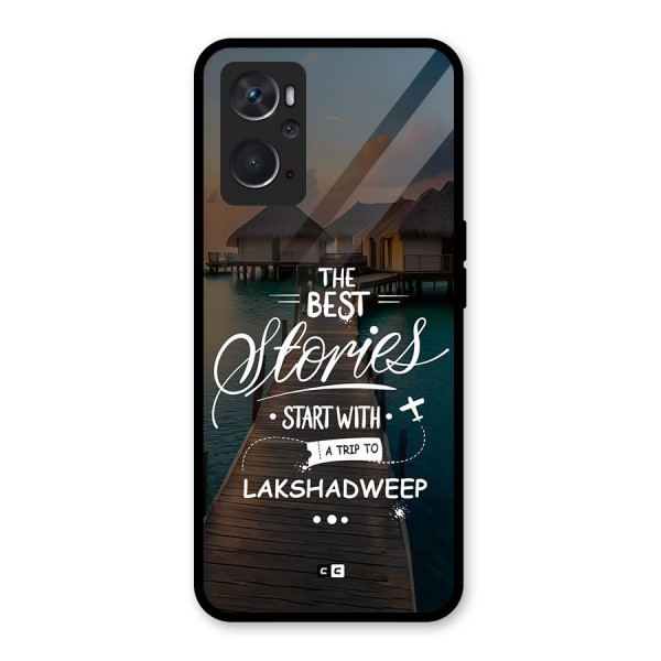 Lakshadweep Stories Glass Back Case for Oppo K10 4G