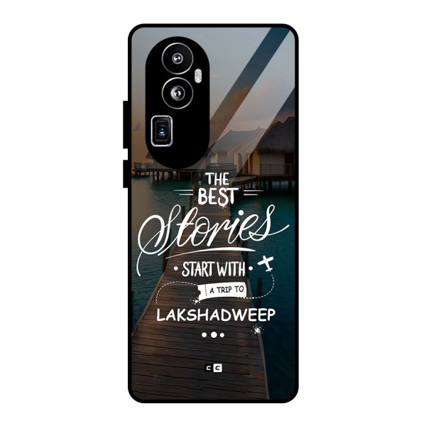 Lakshadweep Stories Glass Back Case for Oppo Reno10 Pro Plus