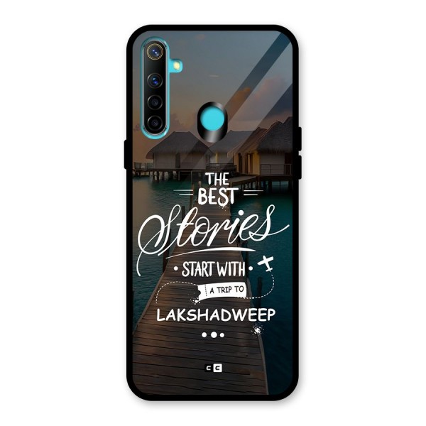 Lakshadweep Stories Glass Back Case for Realme 5