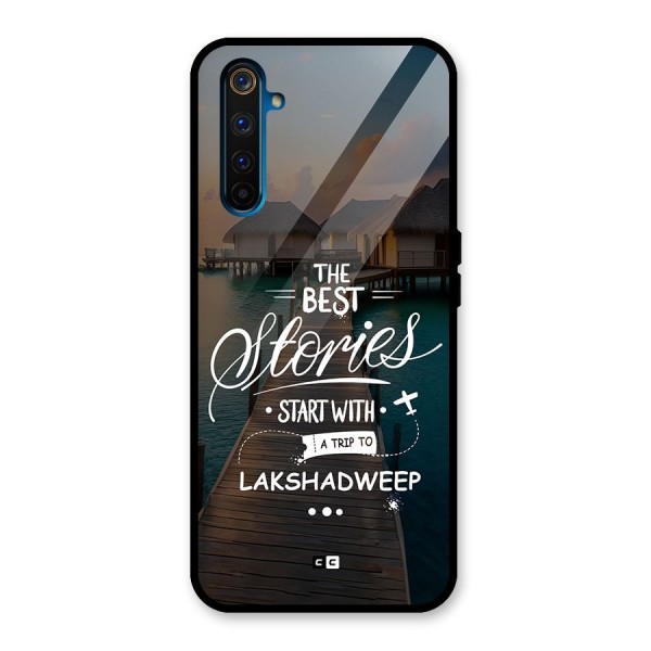 Lakshadweep Stories Glass Back Case for Realme 6 Pro