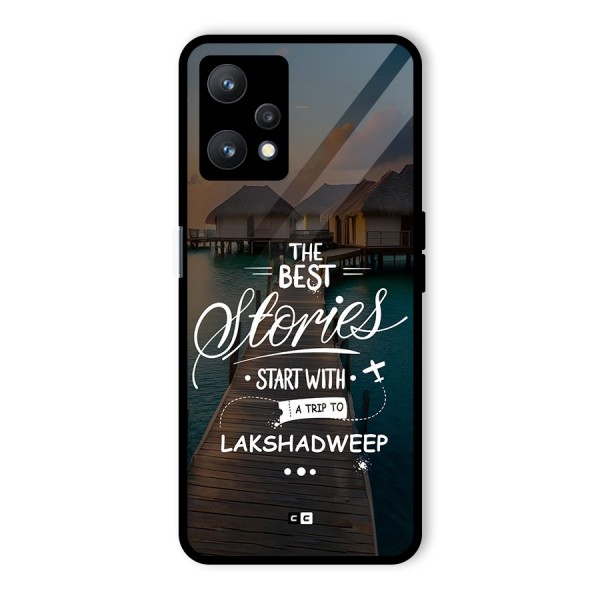Lakshadweep Stories Glass Back Case for Realme 9 Pro 5G