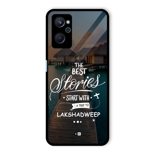 Lakshadweep Stories Glass Back Case for Realme 9i