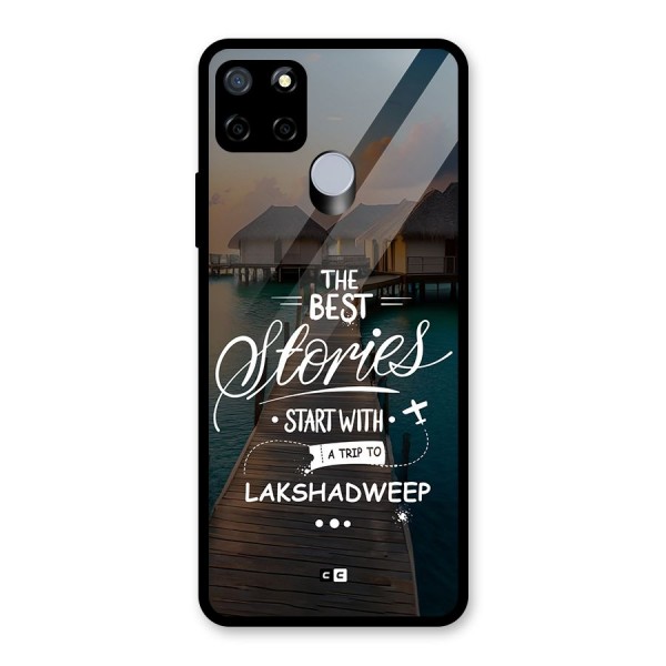 Lakshadweep Stories Glass Back Case for Realme C12