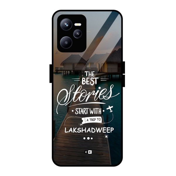 Lakshadweep Stories Glass Back Case for Realme C35