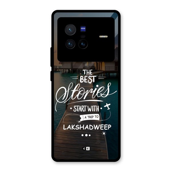 Lakshadweep Stories Glass Back Case for Vivo X80