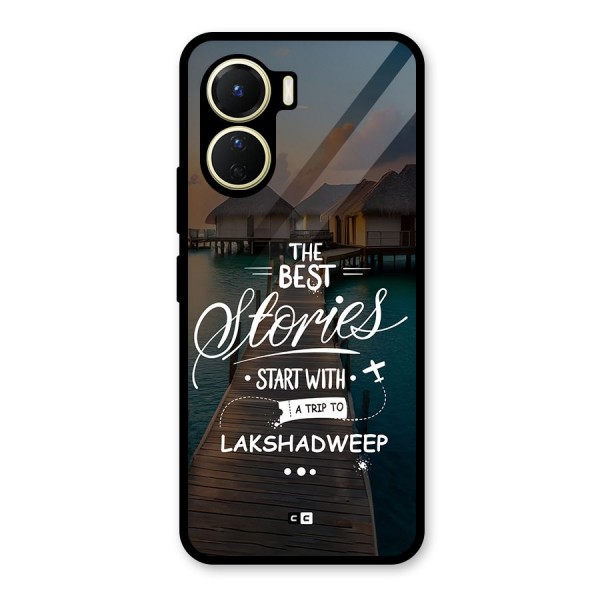 Lakshadweep Stories Glass Back Case for Vivo Y16