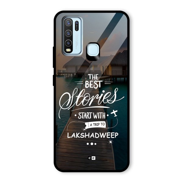 Lakshadweep Stories Glass Back Case for Vivo Y50