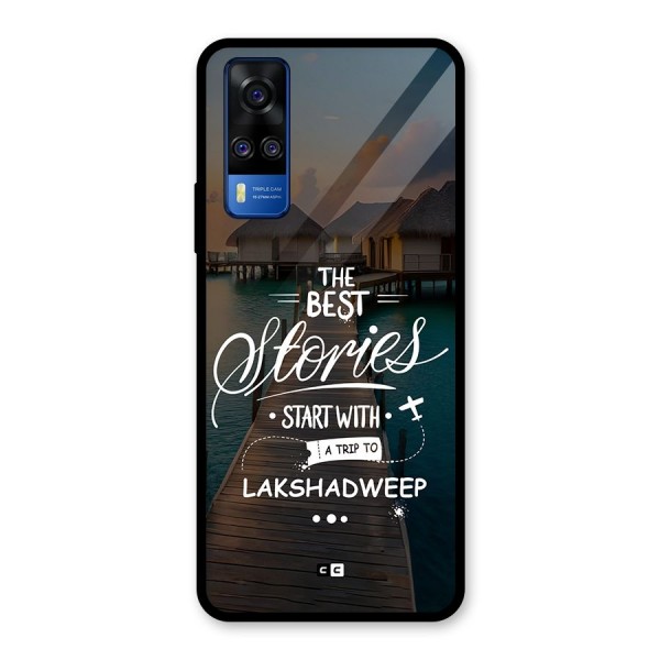 Lakshadweep Stories Glass Back Case for Vivo Y51