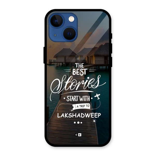 Lakshadweep Stories Glass Back Case for iPhone 13 Mini