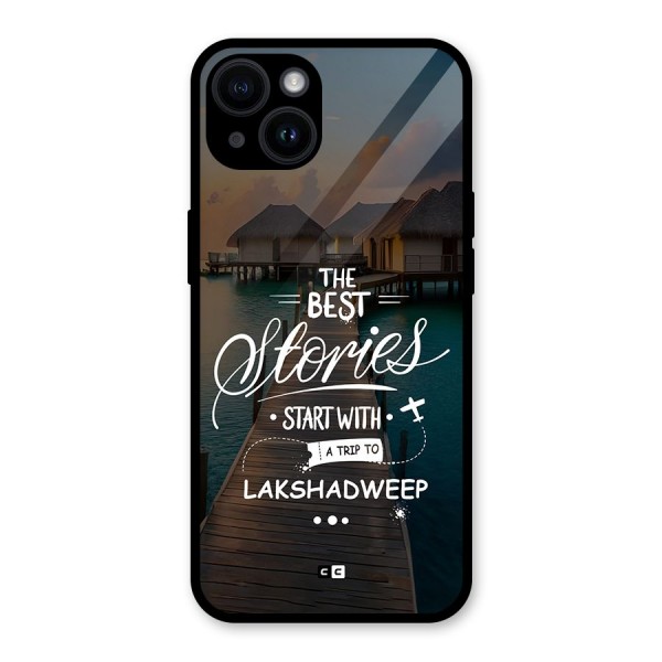 Lakshadweep Stories Glass Back Case for iPhone 14