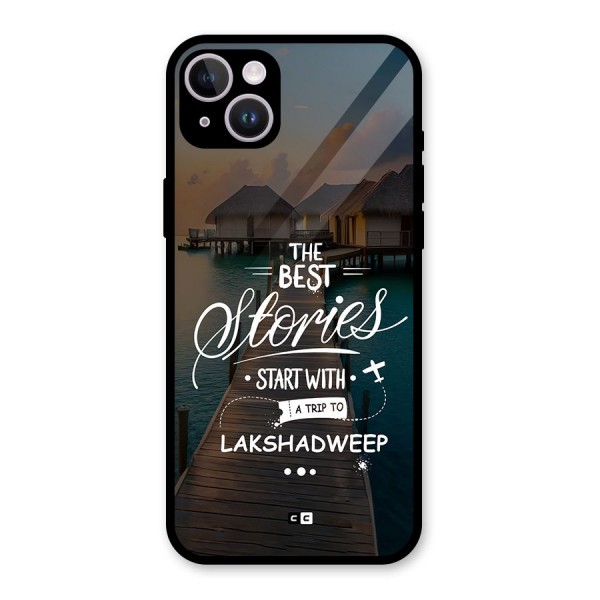 Lakshadweep Stories Glass Back Case for iPhone 14 Plus