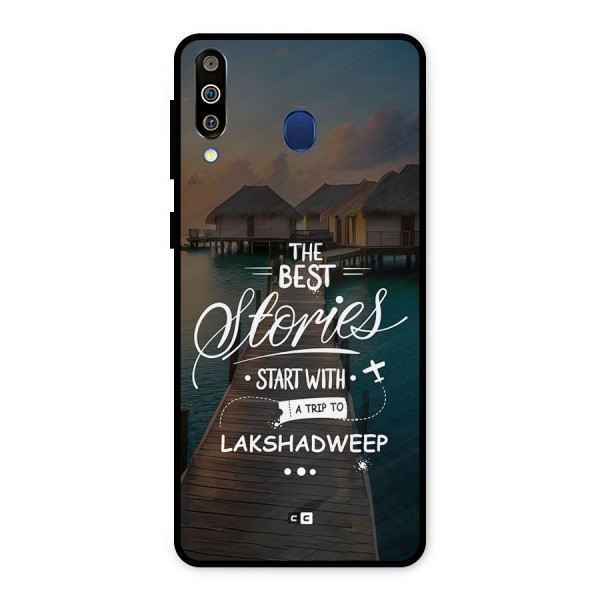 Lakshadweep Stories Metal Back Case for Galaxy M30