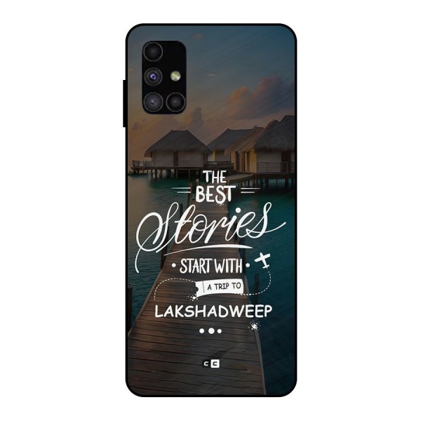 Lakshadweep Stories Metal Back Case for Galaxy M51