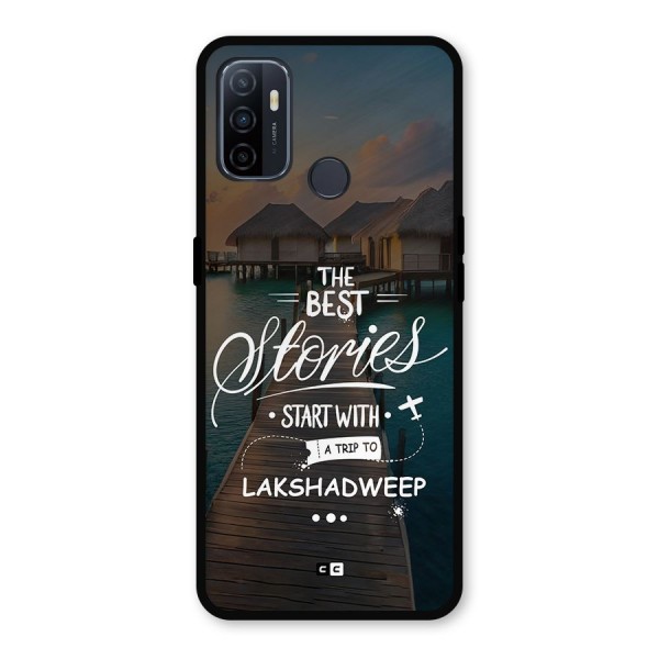 Lakshadweep Stories Metal Back Case for Oppo A53