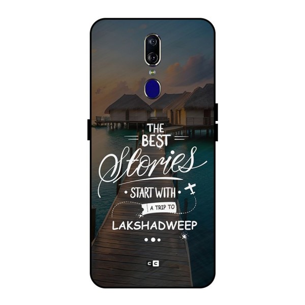 Lakshadweep Stories Metal Back Case for Oppo F11