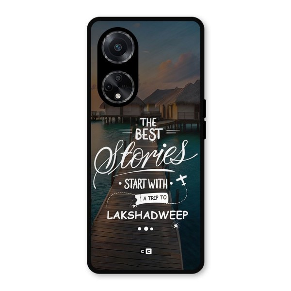 Lakshadweep Stories Metal Back Case for Oppo F23