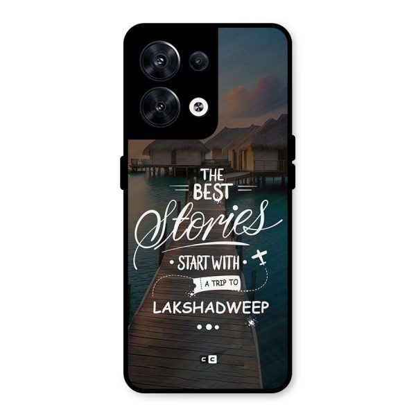 Lakshadweep Stories Metal Back Case for Oppo Reno8 5G