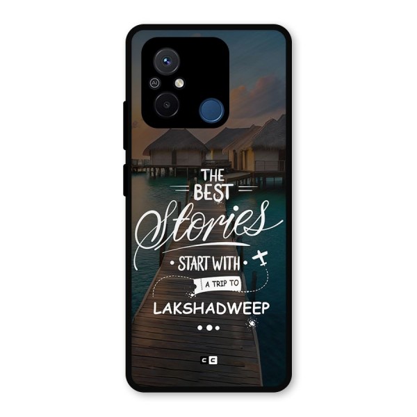 Lakshadweep Stories Metal Back Case for Poco C55