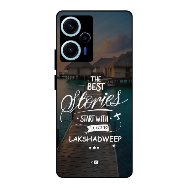 Lakshadweep Stories Metal Back Case for Poco F5