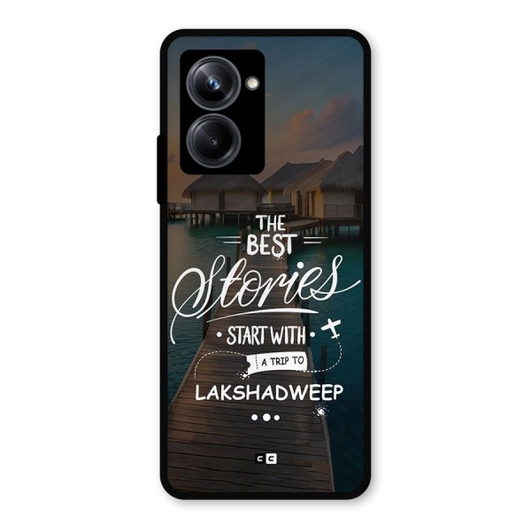 Lakshadweep Stories Metal Back Case for Realme 10 Pro