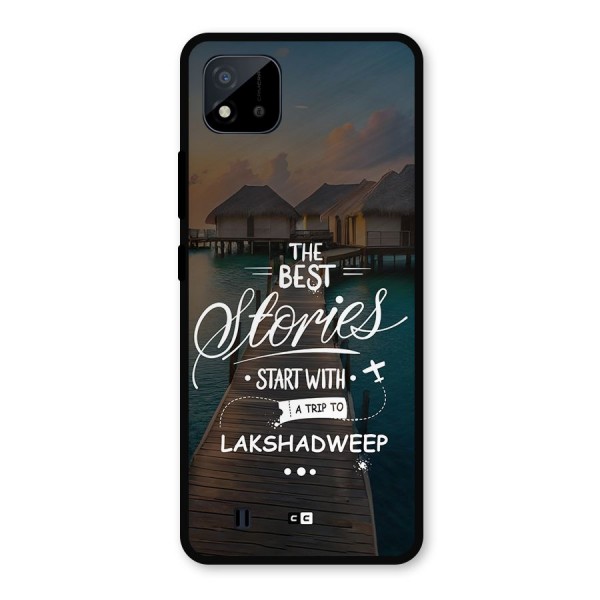 Lakshadweep Stories Metal Back Case for Realme C11 2021